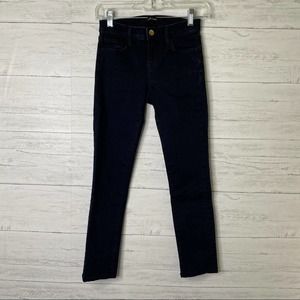 J brand dark wash skinny leg jeans